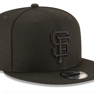 San Francisco Giants ‘47 Black on Black Team Snapback Adjustable Hat